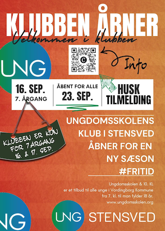 Klub Stensved UNG - Klik for at tilmelde dig