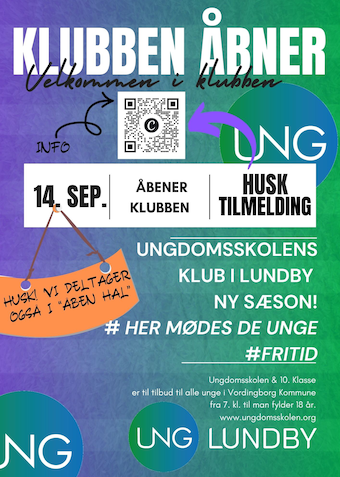 Klub Lundby UNG - Klik for at tilmelde dig